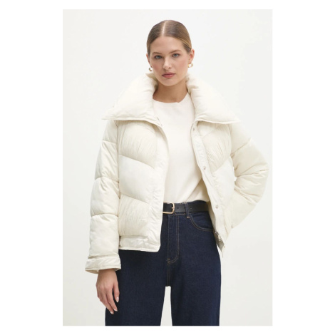 Bunda Answear.LAB dámská, bílá barva, zimní