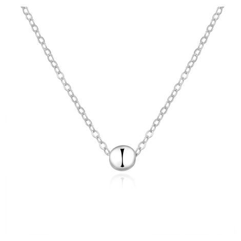 Beneto Minimalistický stříbrný náhrdelník AGS1011/47