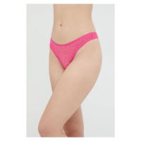 Tanga Dkny růžová barva, DK5013