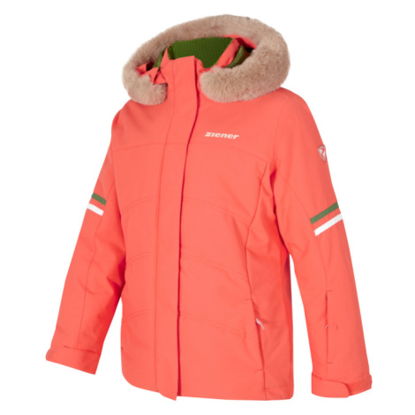 ZIENER-ATHILDA jun (jacket ski)-197923-321-Orange Oranžová