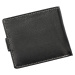 Pánská kožená peněženka Money Kepper CC 5607B černá / bílá