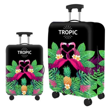 Obal na kufr Travel Tropic velikost M, černý Ormi