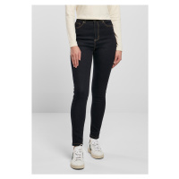 Dámské organické Skinny Jeans s vysokým pasem - modré