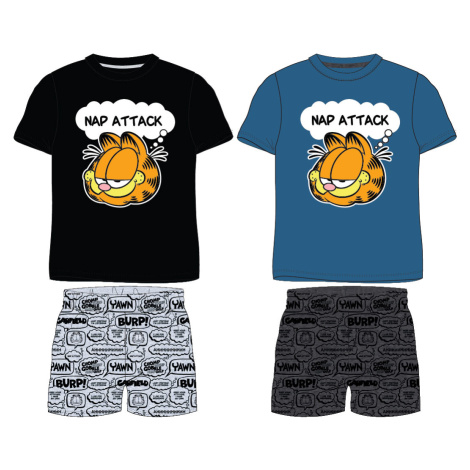 Chlapecké pyžamo - Garfield 5204107, petrol / tmavě šedá Barva: Petrol John Garfield