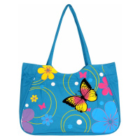 Farfalla Blu velká taška na pláž modrá