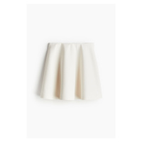 H & M - Áčková sukně - bílá