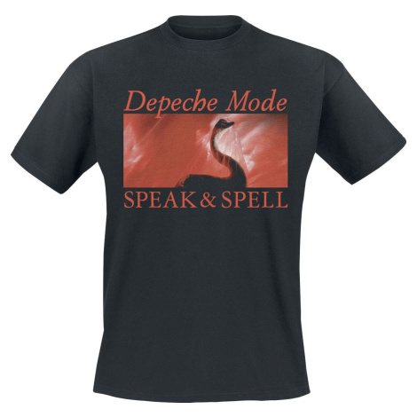 Depeche Mode Speak & spell Tričko černá