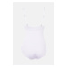 Trendyol White Eyelet and Tie Detailed Swimsuit