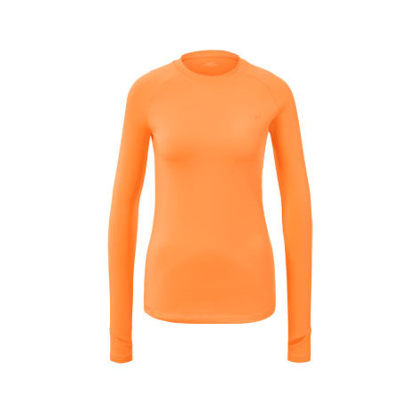 Funkční triko s dlouhým rukávem, neonově oranžové , vel. XS