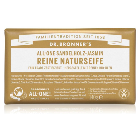 Dr. Bronner’s Sandalwood & Jasmine tuhé mýdlo 140 g