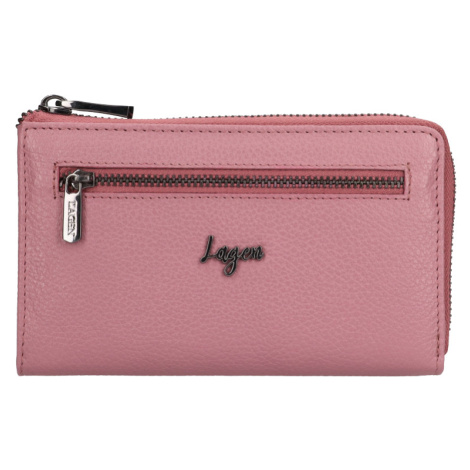 Lagen Dámská kožená peněženka 270608 růžová