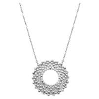 Hot Diamonds Krásný stříbrný náhrdelník s diamantem Blossom DN191 (řetízek, přívěsek)