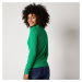 Blancheporte Žebrovaný pulovr se stojáčkem zelená