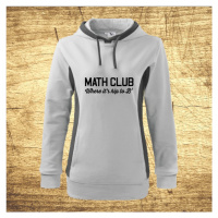 Dámska mikina s motívom Math club