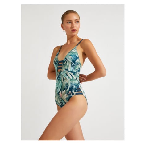 Koton Patterned Swimsuit