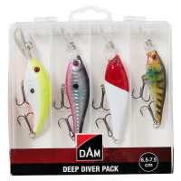 Dam wobler deep diver pack inc. box 6,5-7,5 cm