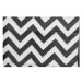 Koberec ke stanu Bo-Camp Chill Mat Carpet XL Wave Barva: černá/bílá