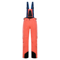 Alpine Pro Nudda 4 Dámské lyžařské kalhoty LPAP360 Neon coral