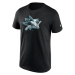 San Jose Sharks pánské tričko Chrome Graphic T-Shirt Black