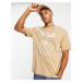 Only & Sons oversized t-shirt with NASA chest print in beige-Neutral