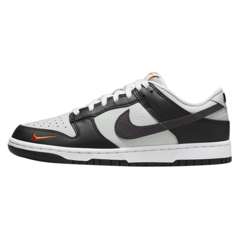 Nike Dunk Low Black Total Orange Mini Swoosh