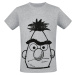 Sesame Street Bert - Huge Face Tričko šedá