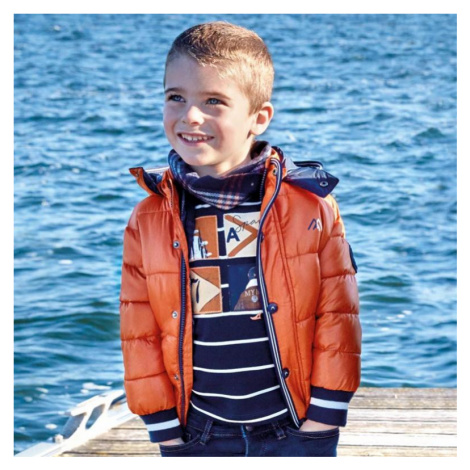 Chlapecká zimní bunda 4442 | oranžová