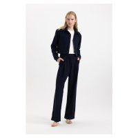 DEFACTO Wide Leg Double Pocket High Waist Wide Leg Trousers