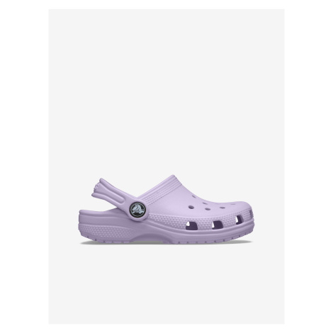 Světle fialové holčičí pantofle Crocs