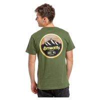 Meatfly pánské tričko Peaky Olive | Zelená