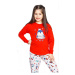 Dětské pyžamo Vienetta Secret Tučňák velký | červená