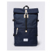 Sandqvist Bernt Navy with Natural Leather