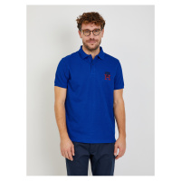 Tmavě modré pánské polo tričko Tommy Hilfiger - Pánské