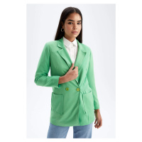 DEFACTO Oversize Fit Crepe Blazer