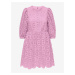 Světle růžové dámské šaty ONLY Sigrid