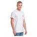 Meatfly pánské tričko Sunset White | Bílá