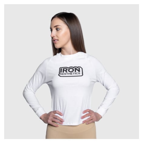 Dámské sportovní tričko Iron Aesthetics Criss Cross, bílé