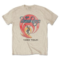 The Beach Boys Tričko 1983 Tour Unisex Sand