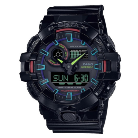 Pánské hodinky Casio G-SHOCK GA-700RGB-1AER + DÁREK ZDARMA