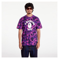 Tričko A BATHING APE Color Camo College Tee Purple