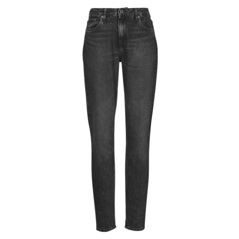 Pepe jeans TAPERED JEANS HW Černá