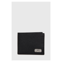 Kožená peněženka Armani Exchange pánský, černá barva, 958433 CC843