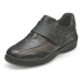 Slipper obuv s kontrastním ozdobným prošíváním Jomos Černá