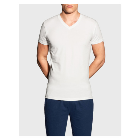 SPODNÍ PRÁDLO GANT V-NECK T-SHIRT PREMIUM COTTON bílá