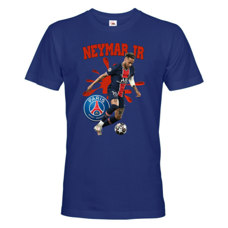 Pánské tričko s potiskem Neymar -  pánské tričko pro milovníky fotbalu BezvaTriko
