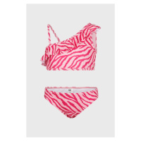 Dívčí dvoudílné plavky Pink zebra 110/116 No Way Monday
