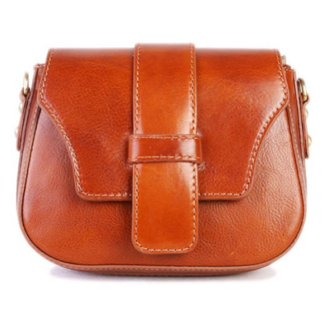 Dámské malé kožené kabelky hnědé Dorinda