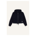 DEFACTO Cool Loose Fit Basic Plain Hooded Zipper Sweatshirt