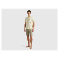 Benetton, Pyjamas With Striped T-shirt