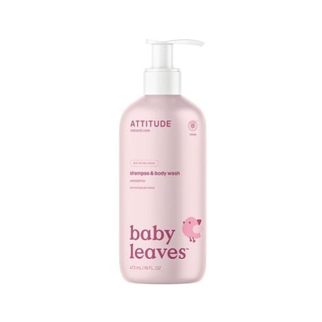 ATTITUDE Baby Leaves 2v1 bez vůně 473 ml